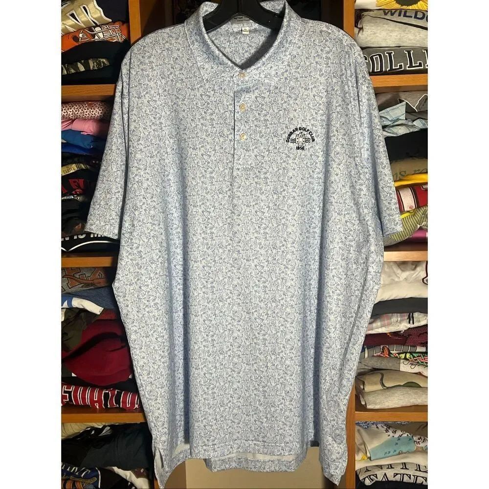 Peter Millar Men’s Summer Comfort Dazed And Transfused Golf Polo Shirt XL